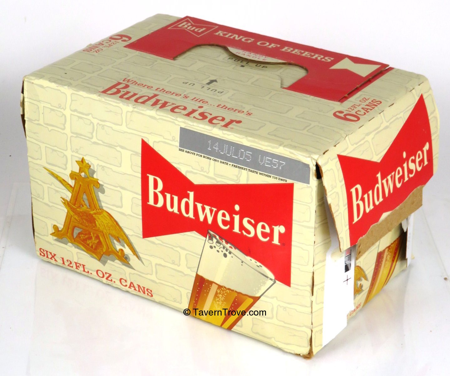 Item Budweiser Beer Full Throwback Six Pack Six Pack Holder