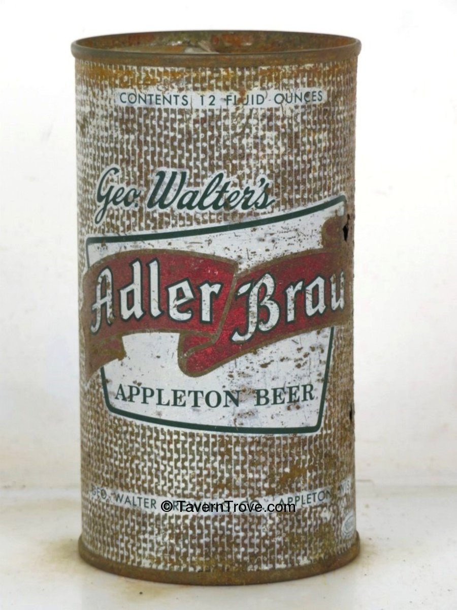 Item #98754 2023 1962 Adler Brau Beer 12oz Flat Top Can Appleton