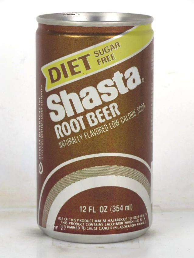 Item #99114 1977 Shasta Diet Root Beer 12oz Can Tab Top Can