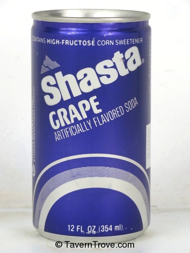 Item #98789 1977 Shasta Grape Soda 12oz Can 