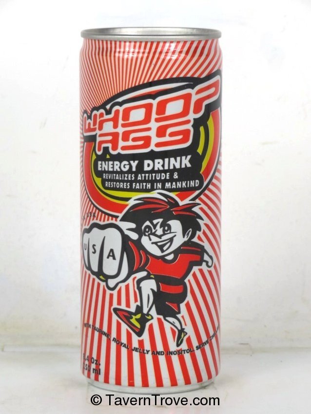 Whoop Ass Energy Drink 250mL Can