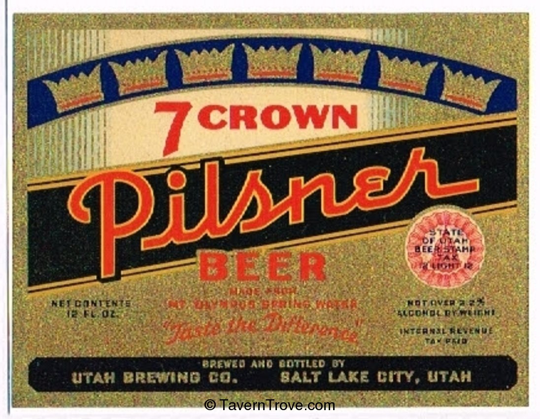 7 Crown Pilsner Beer