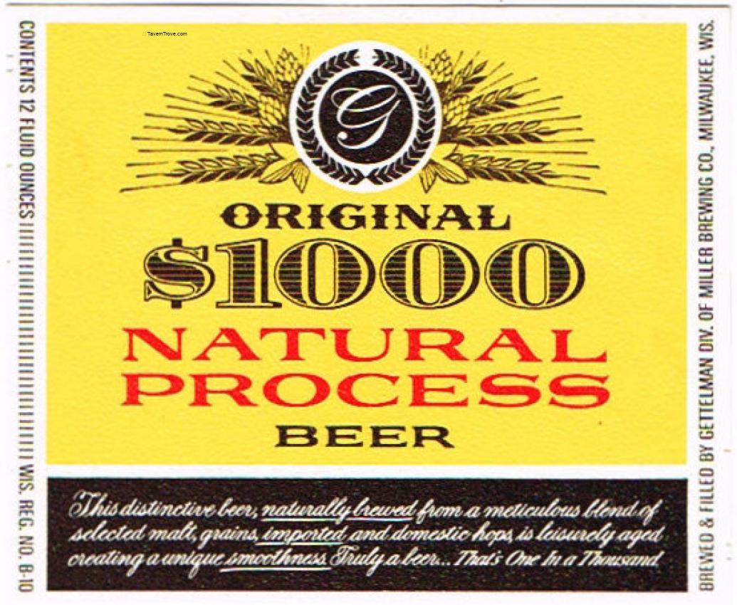 $1000 Natural Process Beer (textured)