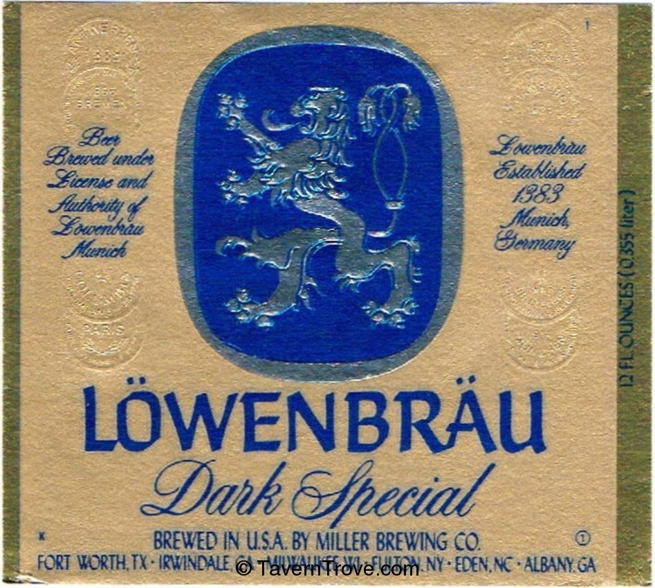 Löwenbräu Dark Special Beer