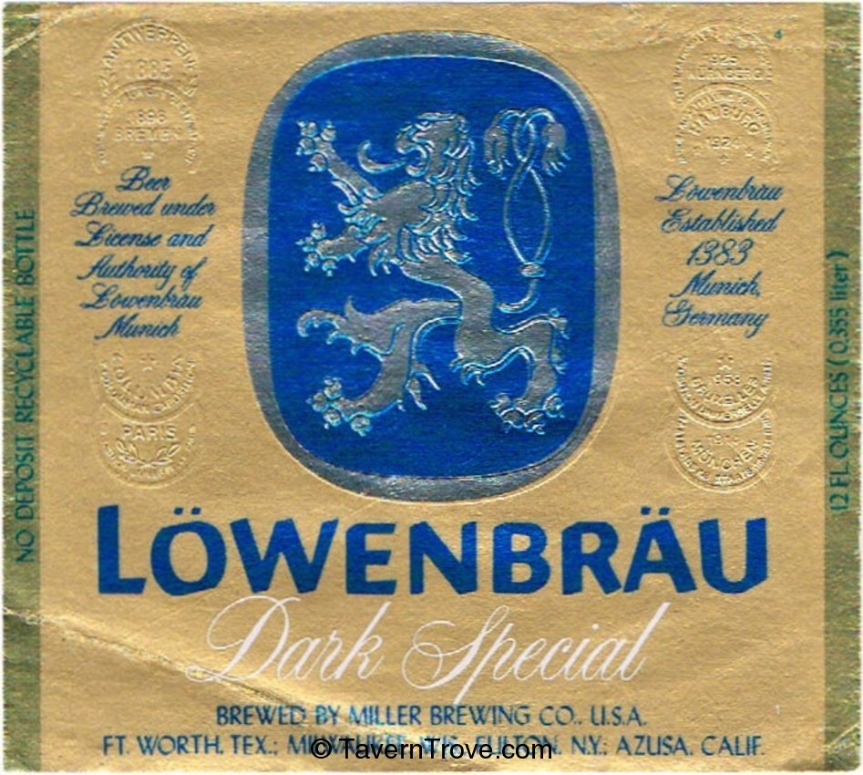 Löwenbräu Dark Special Beer