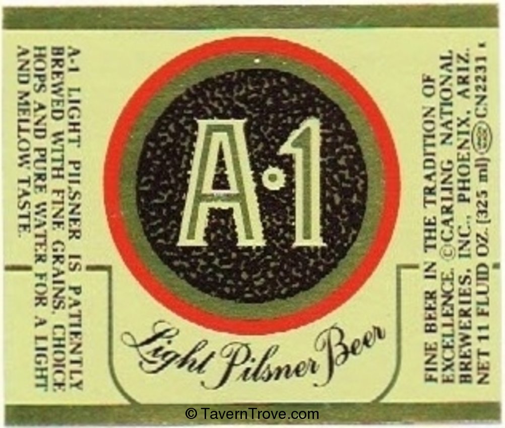 A-1 Light Pilsner Beer 