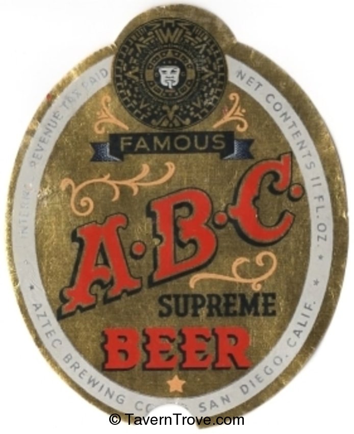 A.B.C. Supreme Beer