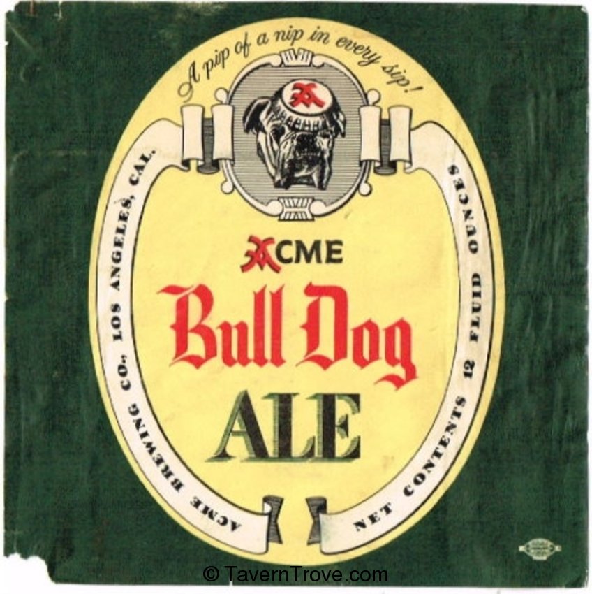 Acme Bull Dog Ale 