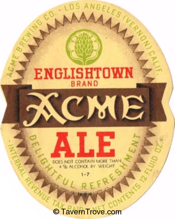 Acme Englishtown Ale 