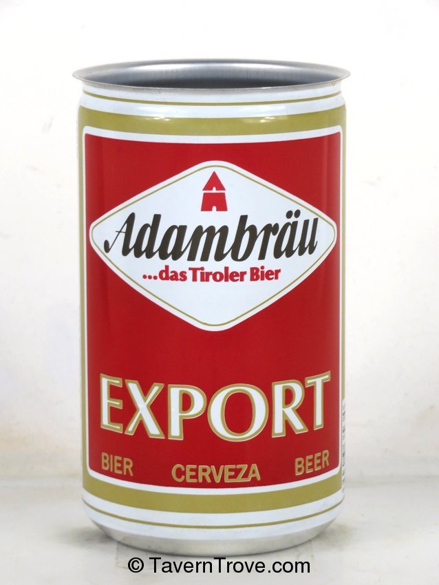 Adambrau Export 330ml Beer Can Austria