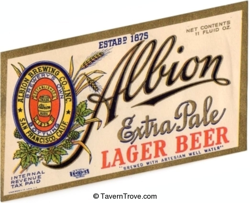 Albion Lager Beer