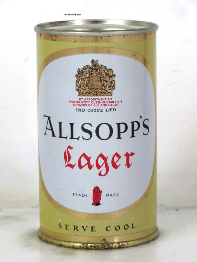 Allsopp's Lager Beer