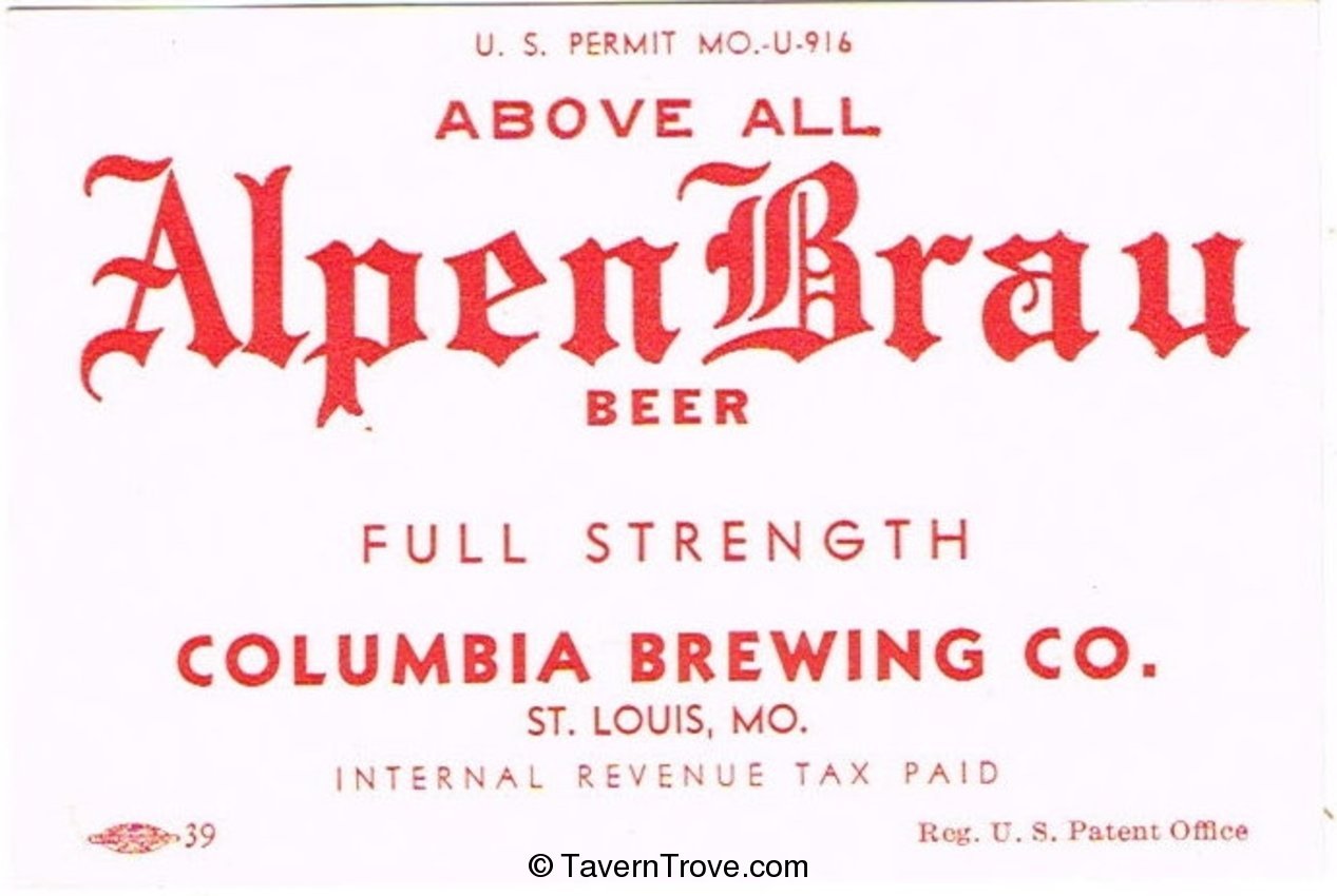 Alpen Brau Beer 