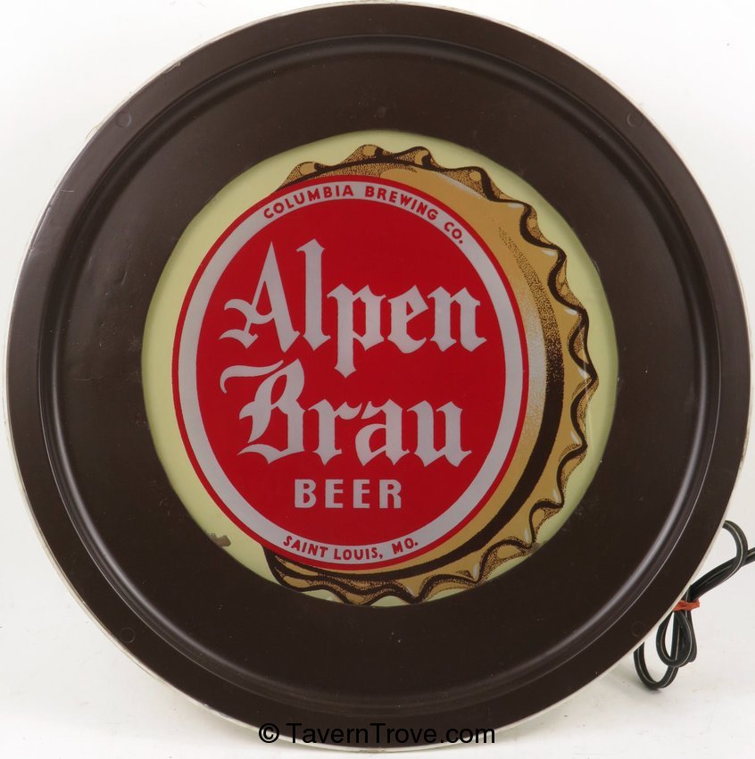 Alpen Brau Beer Frankenstein Sign
