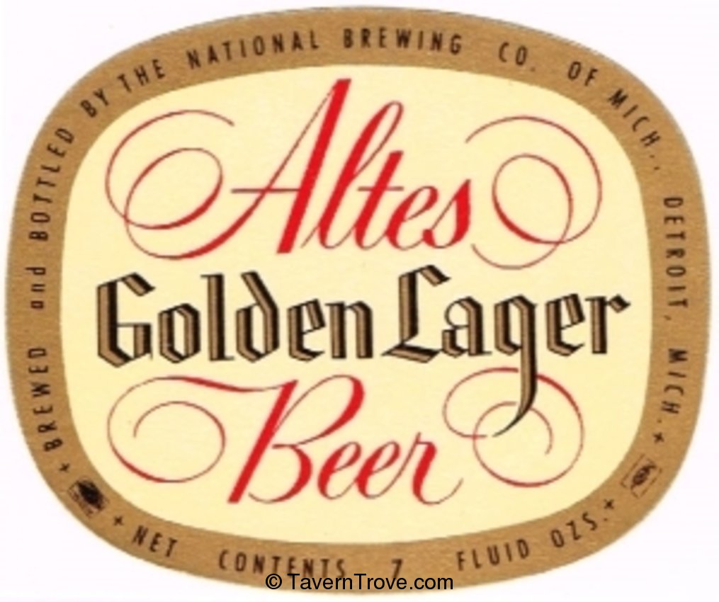 Altes Golden Lager Beer