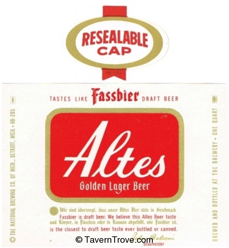 Altes Golden Lager Beer