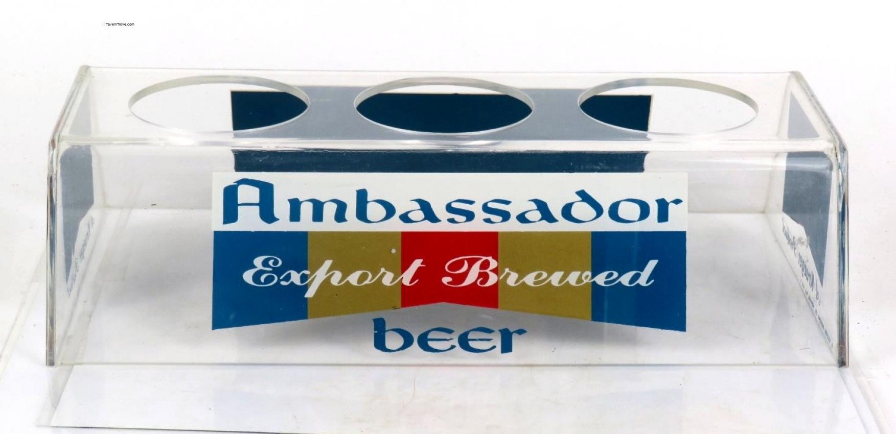 Ambassador Beer foam scraper caddy