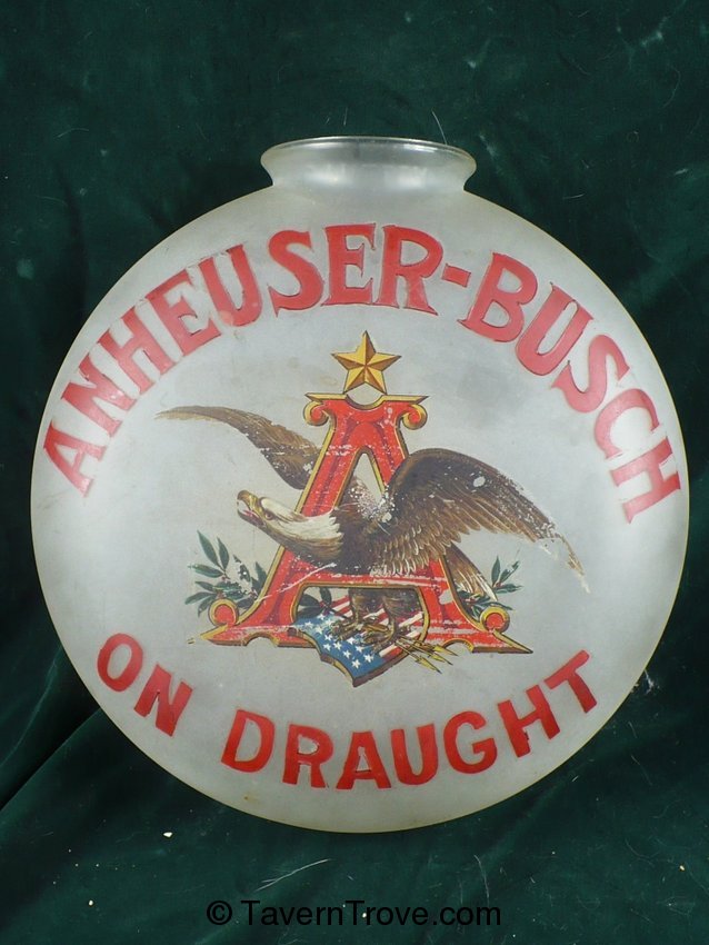 Anheuser-Busch Beer gaslight shade