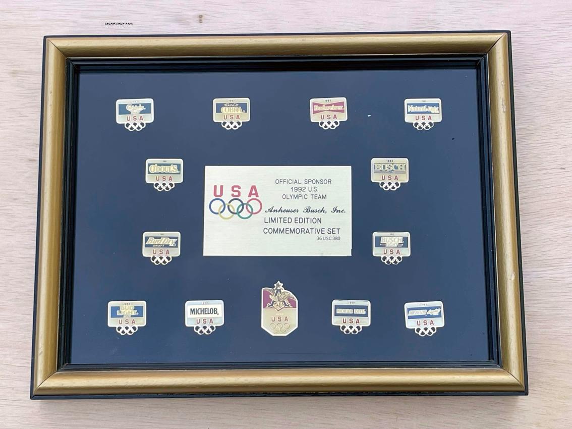 Anheuser Busch Limited Edition Olympic Pin Set