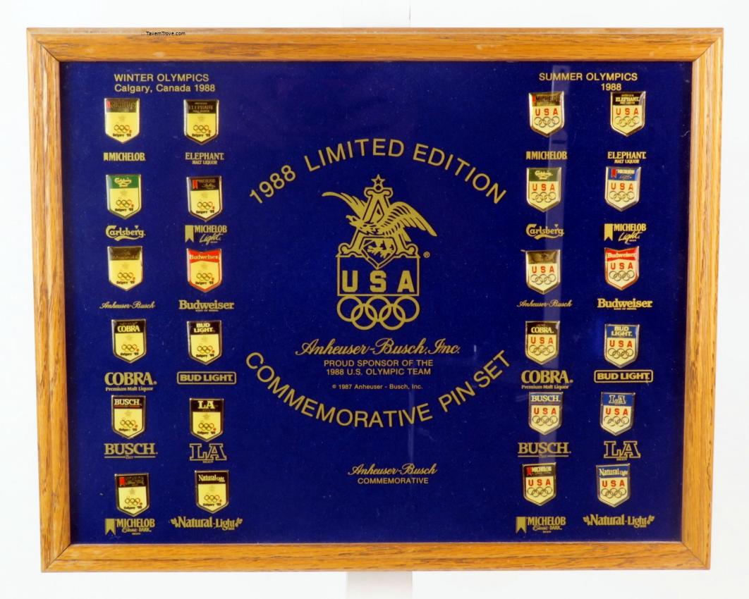 Anheuser Busch Limited Edition Olympic Pin Set v2