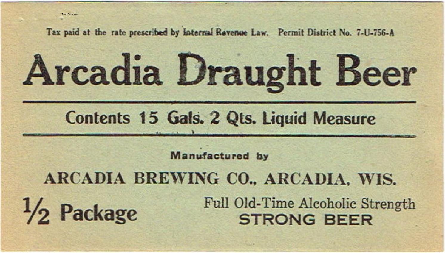 Arcadia Draught Beer