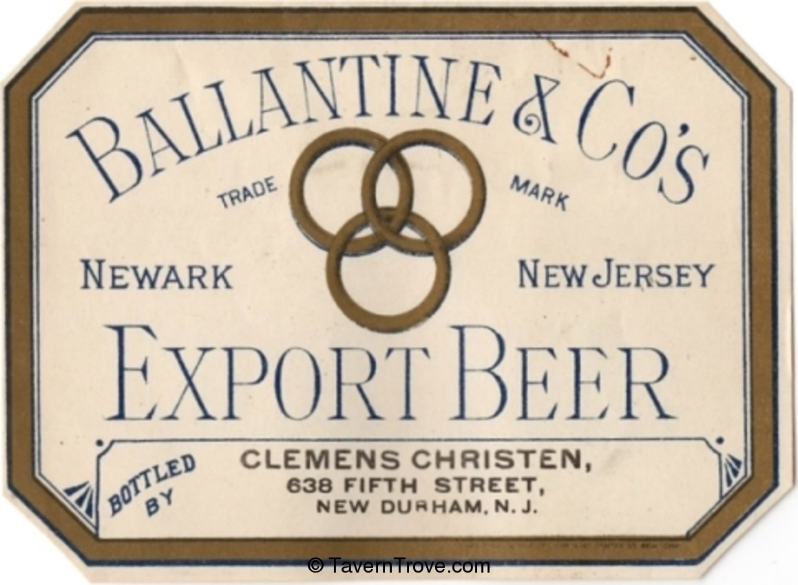 Ballantine & Co's Export Beer