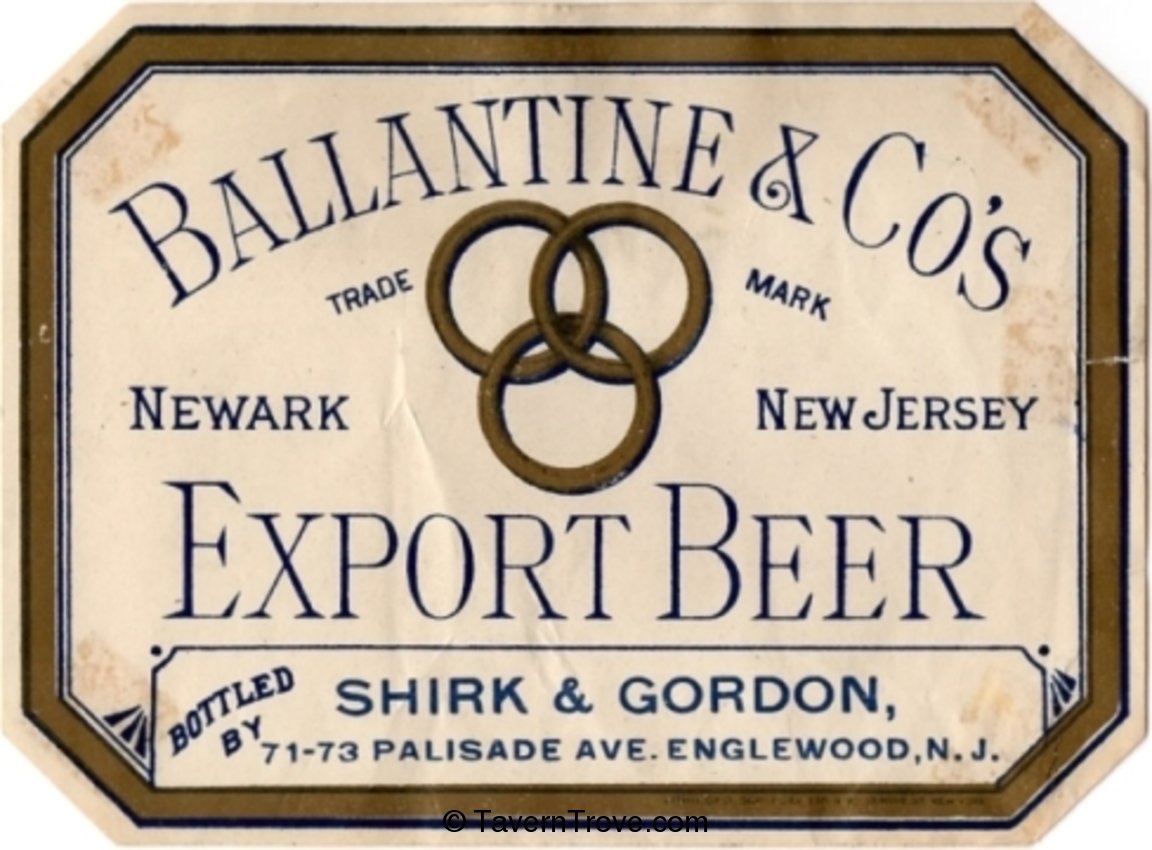 Ballantine & Co's Export Beer