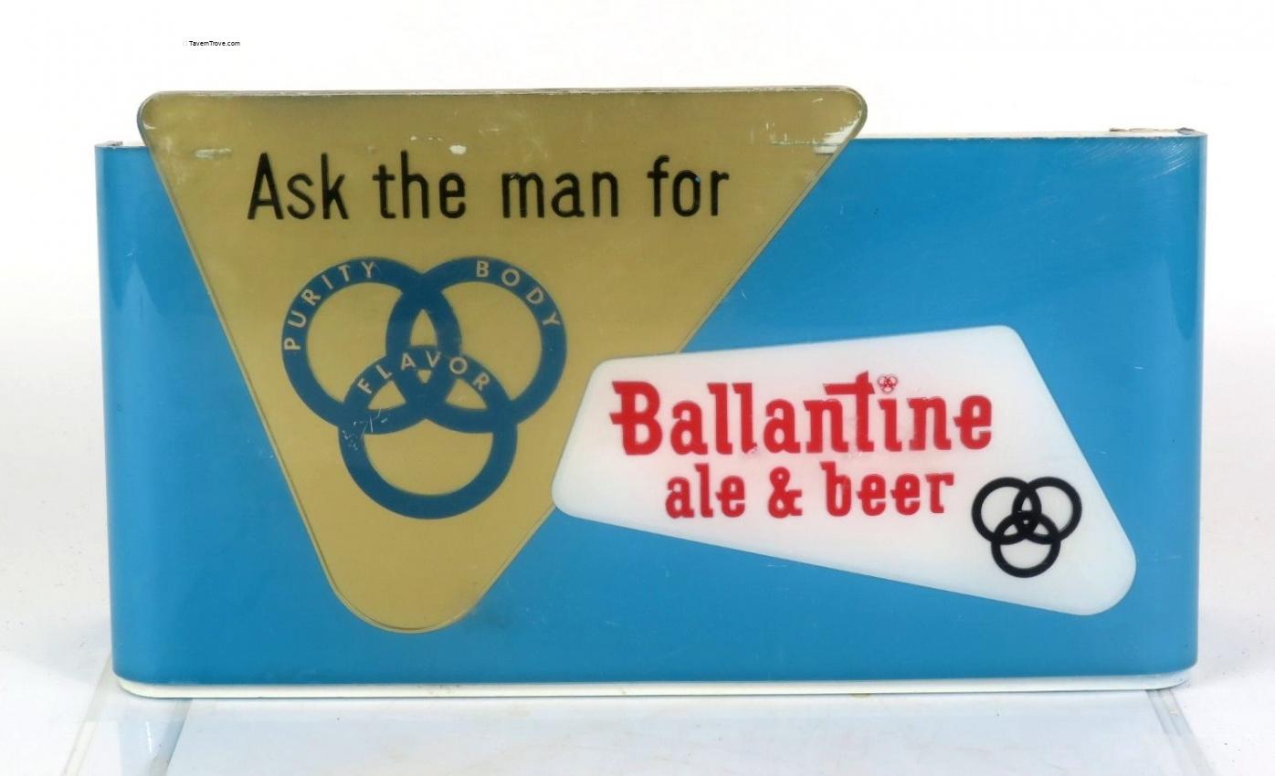 Ballantine Ale & Beer foam scraper holder