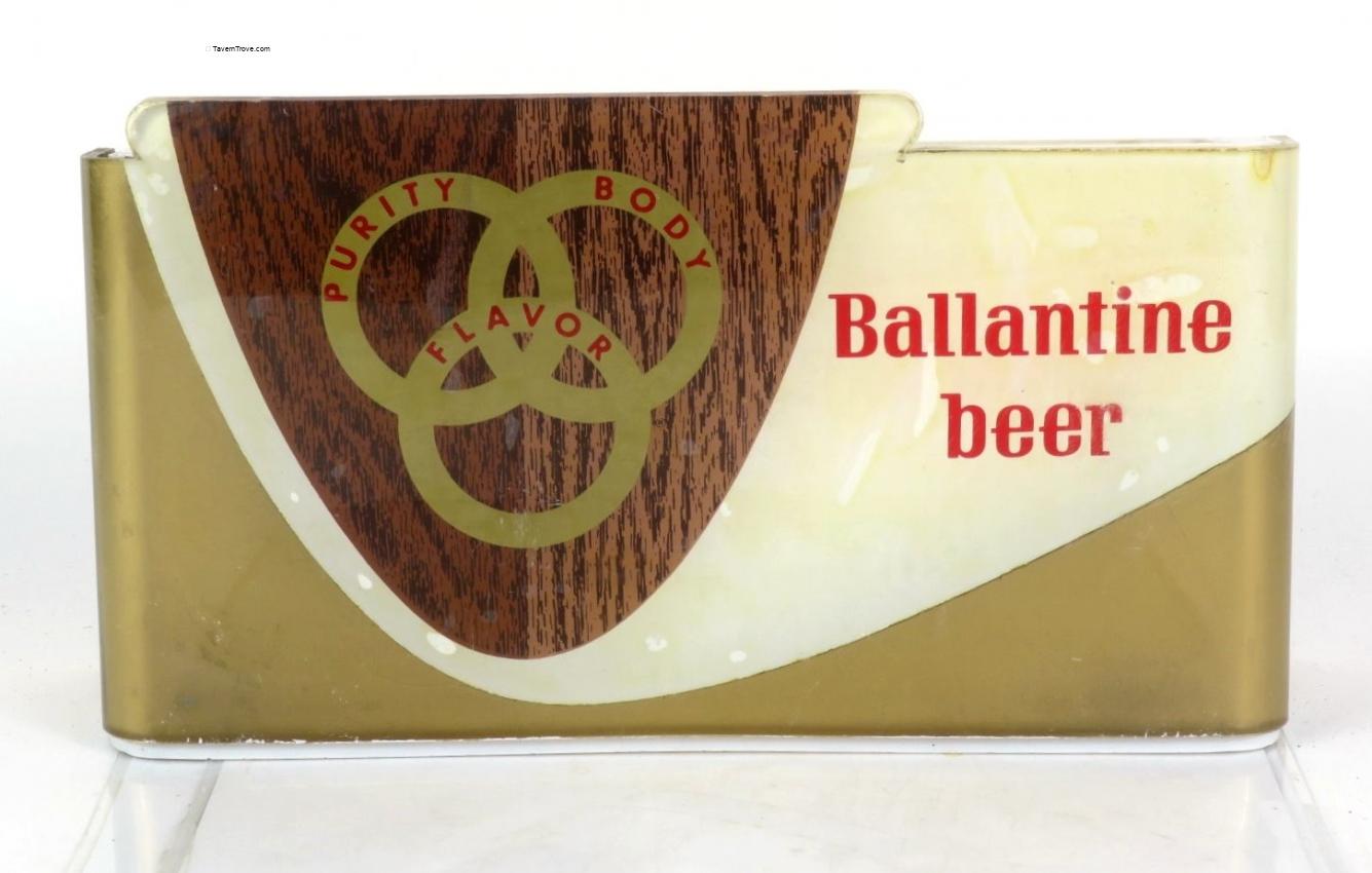 Ballantine Beer foam scraper holder