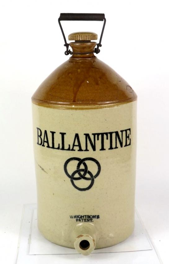 Ballantine Beer Stoneware Growler