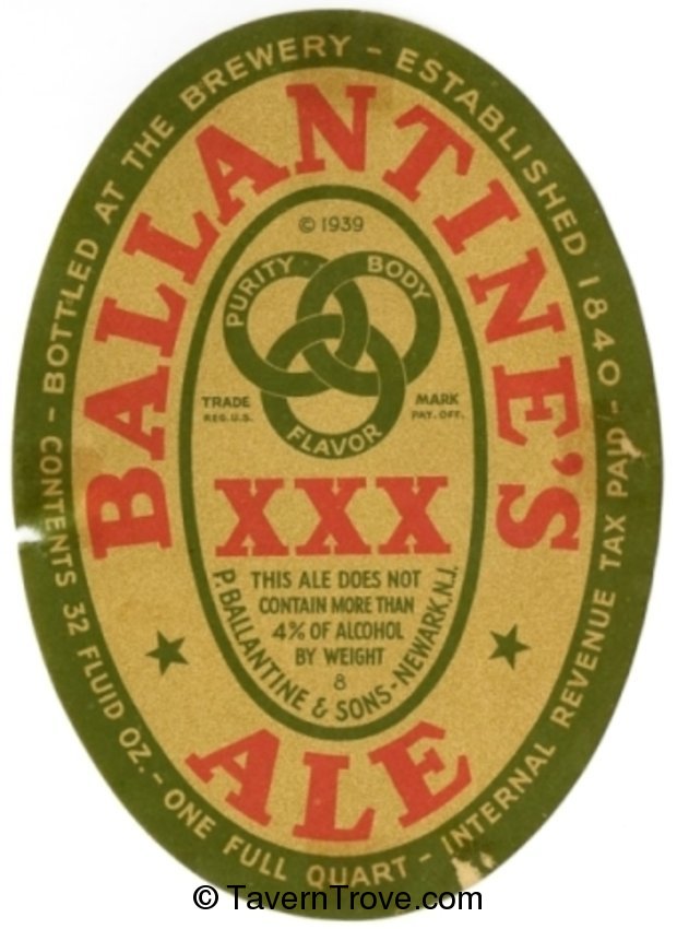 Ballantine's XXX Ale