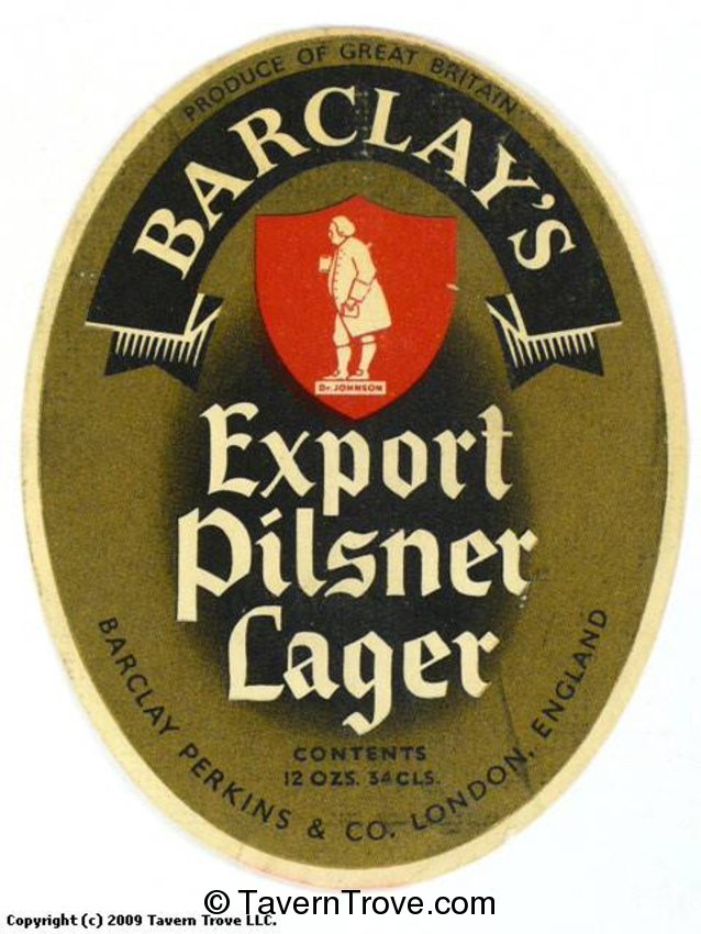 Barclay's Export Pilsner Lager