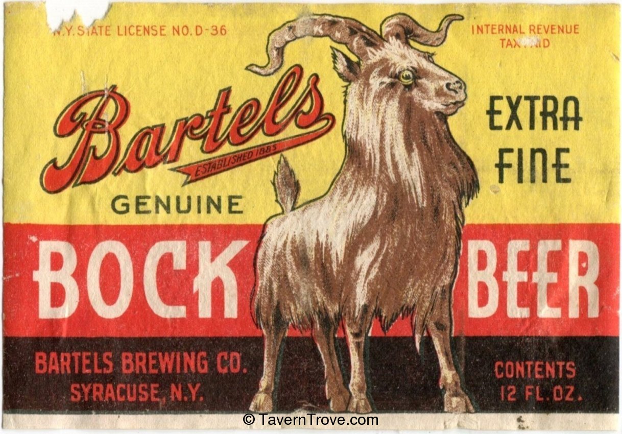 Bartels Genuine Bock Beer