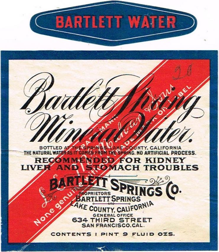 Bartlett Spring Mineral Water