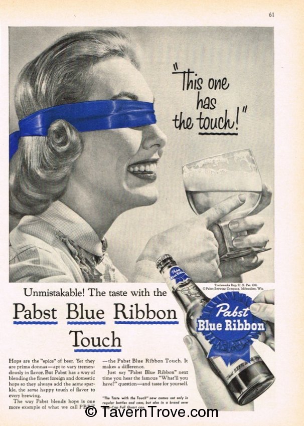 Bast Blue Ribbon Beer