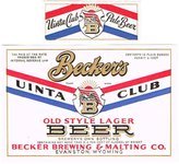 Becker's Uinta Club Beer