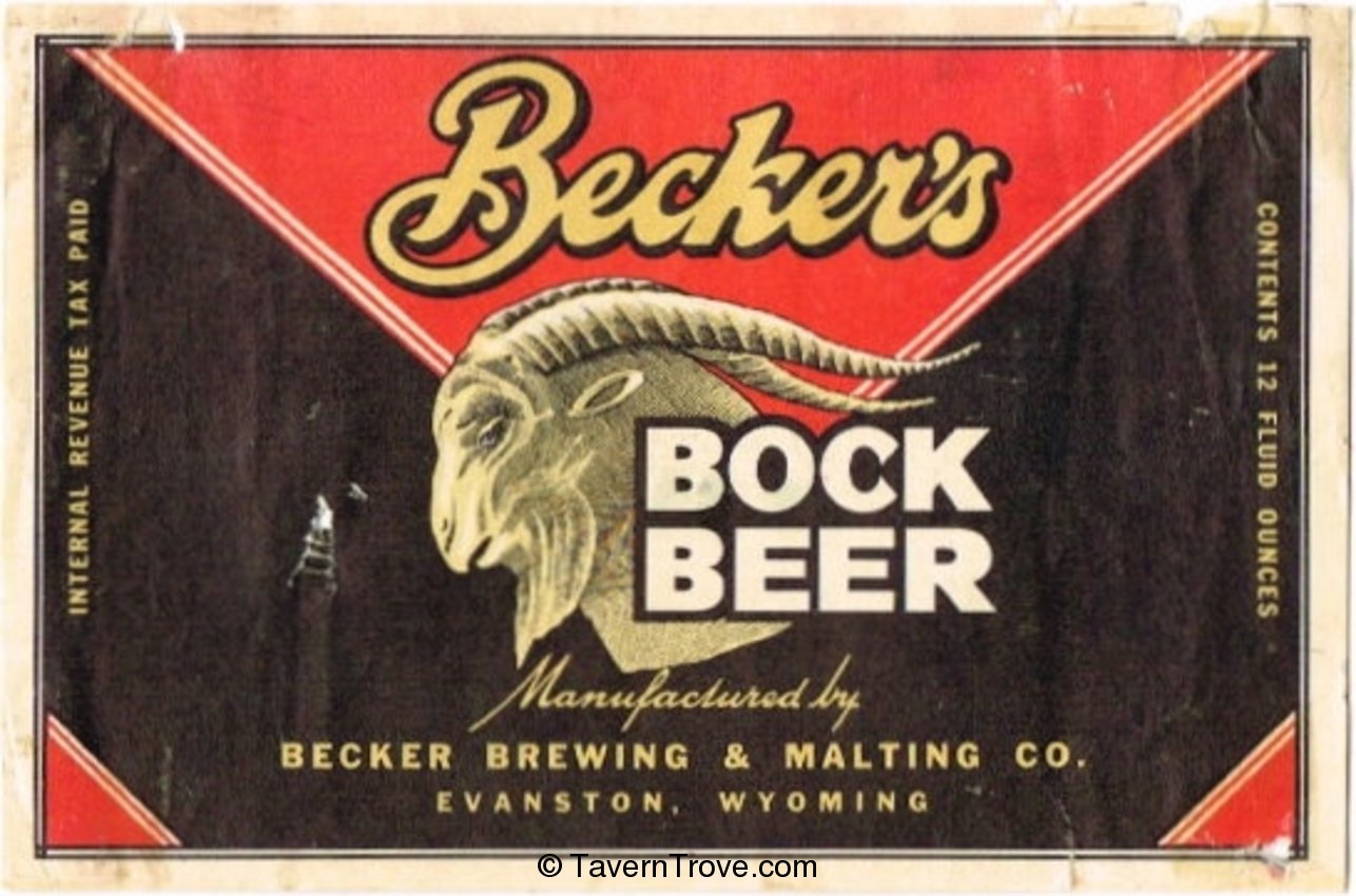 Becker's Bock Beer