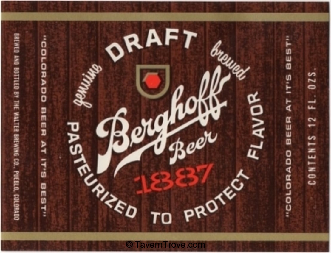 Berghoff Draft  Beer