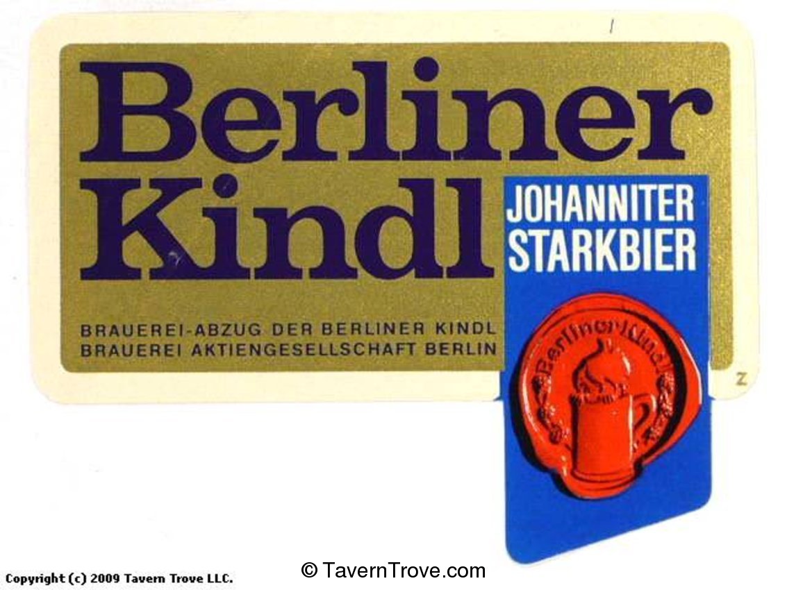 Berliner Kindl Johanniter Starkbier