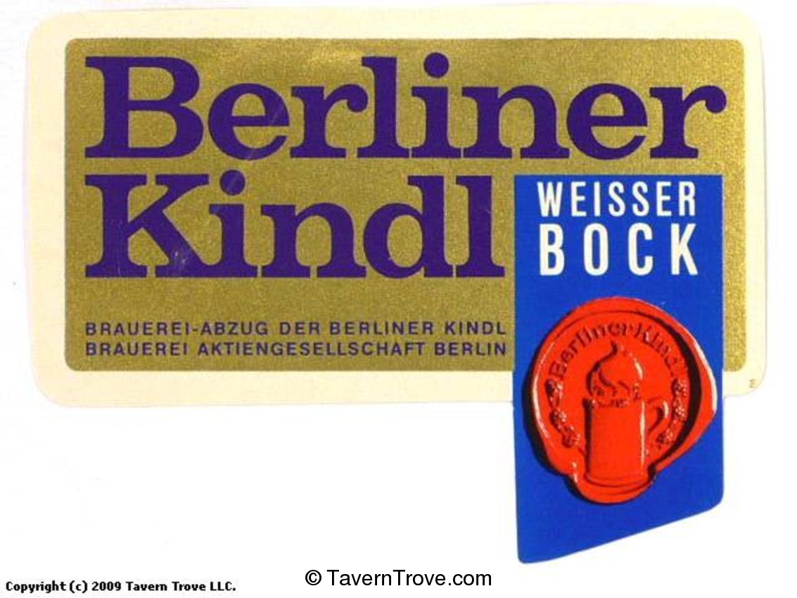 Berliner Kindl Weisser Bock