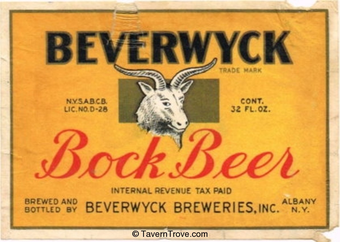 Beverwyck Bock Beer 