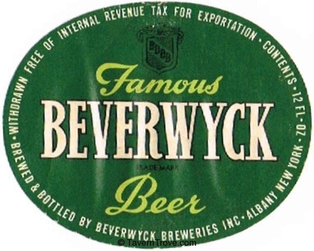 Beverwyck Famous Beer 