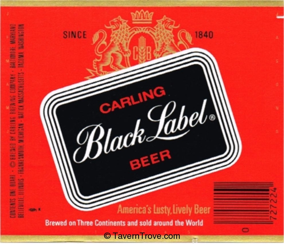 Black Label Beer