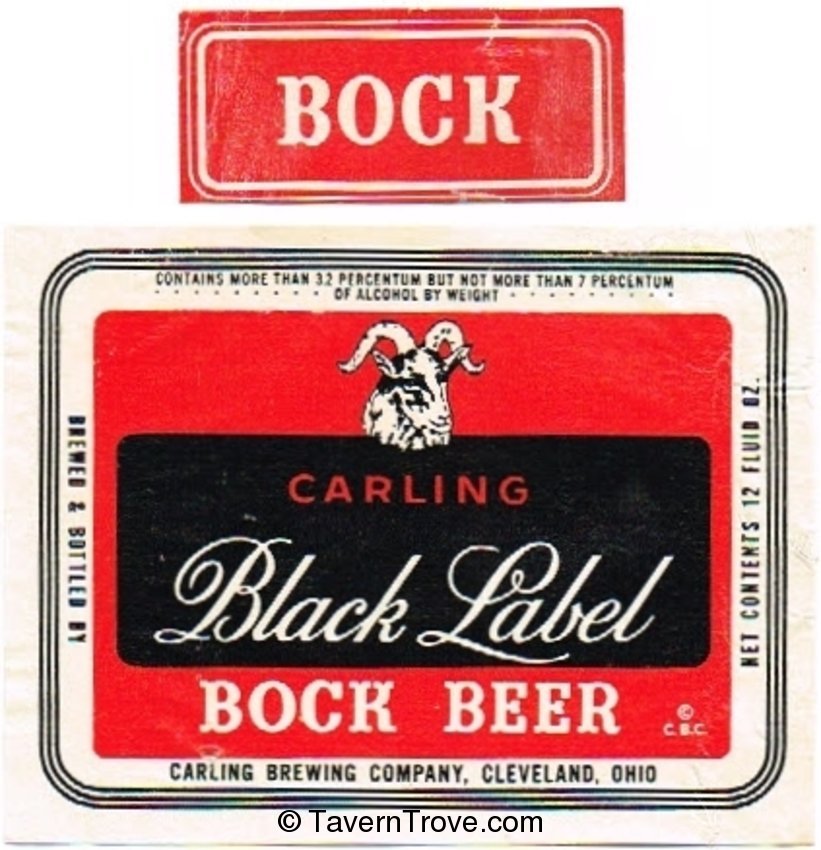 Black Label Bock Beer 