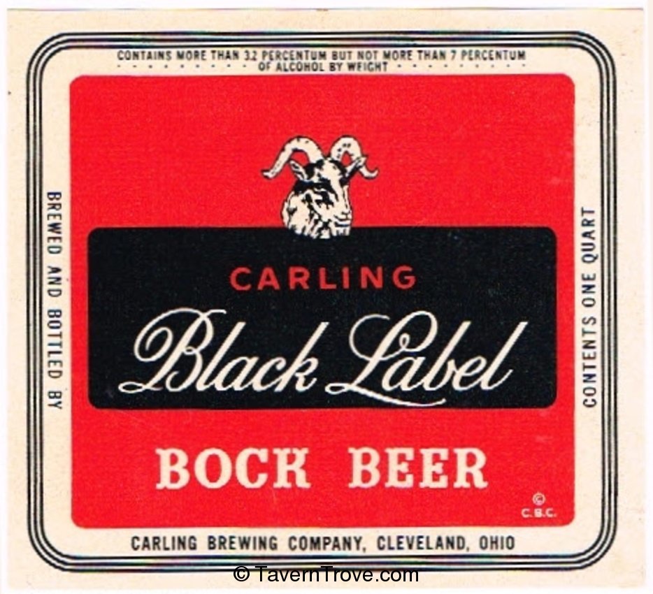 Black Label Bock Beer