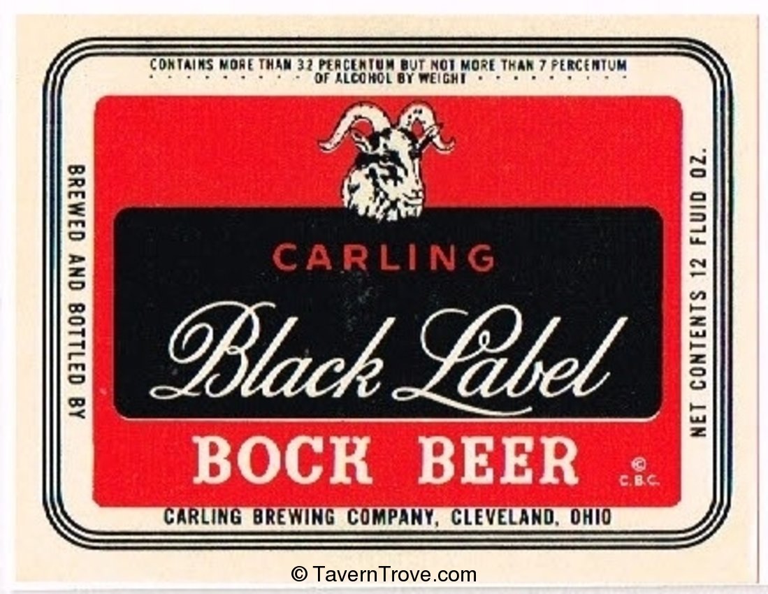 Black Label Bock Beer