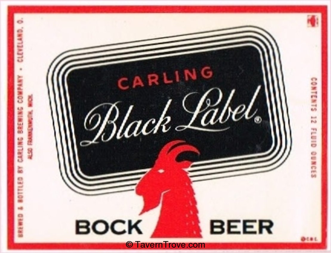 Black Label Bock Beer