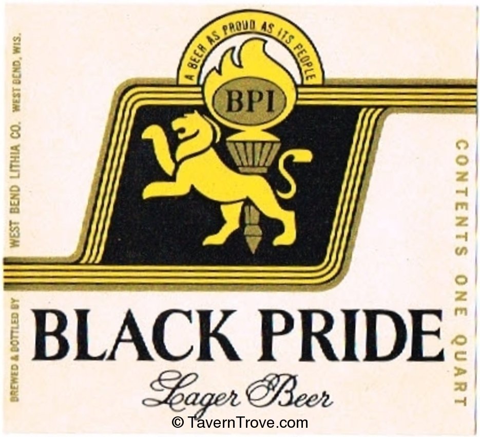 Black Pride Lager Beer