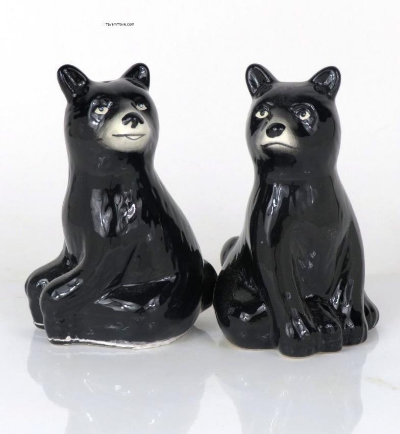 Black Bear Salt & Pepper Shakers