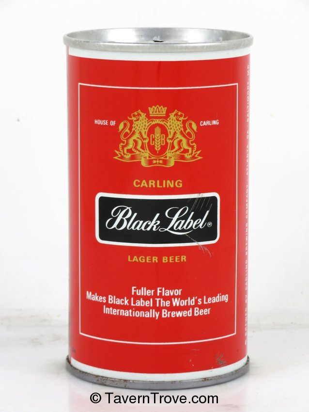 Black Label Lager Beer